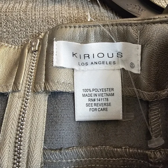 Kirious Los Angeles Silver Gray Metallic Casual Basic Mini Dress Size Small - Picture 3 of 5